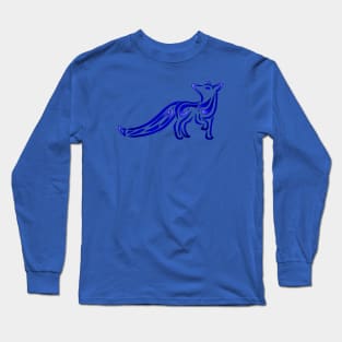 Fox Tribal Design Long Sleeve T-Shirt
